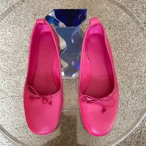 ZARA Pink Flats Girls US Size 3